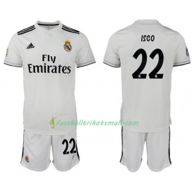 Fußballtrikots Real Madrid ISCO 22 Kinder 2018-2019 Kurzarm Heimtrikotsatz kaufen